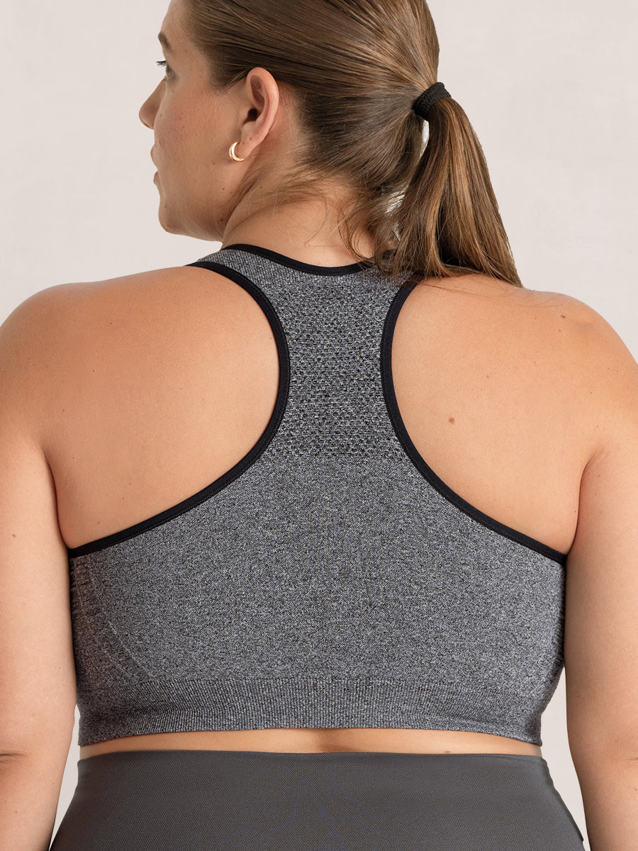 NOVIBELLE® Seamless Racerback Sports Bra